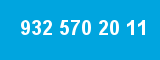 932 570 20 11 932 570 20 11